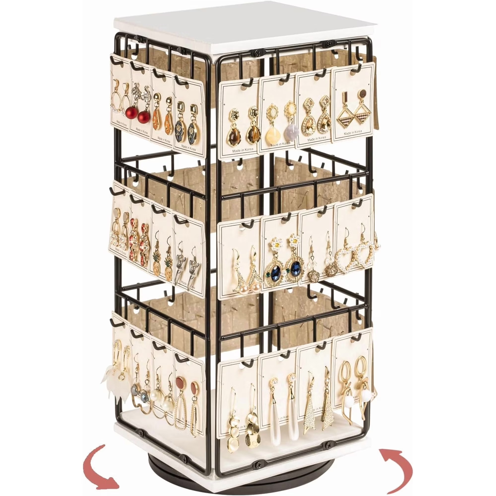 Sfugno 360 Rotating Earring Display Stands for Selling