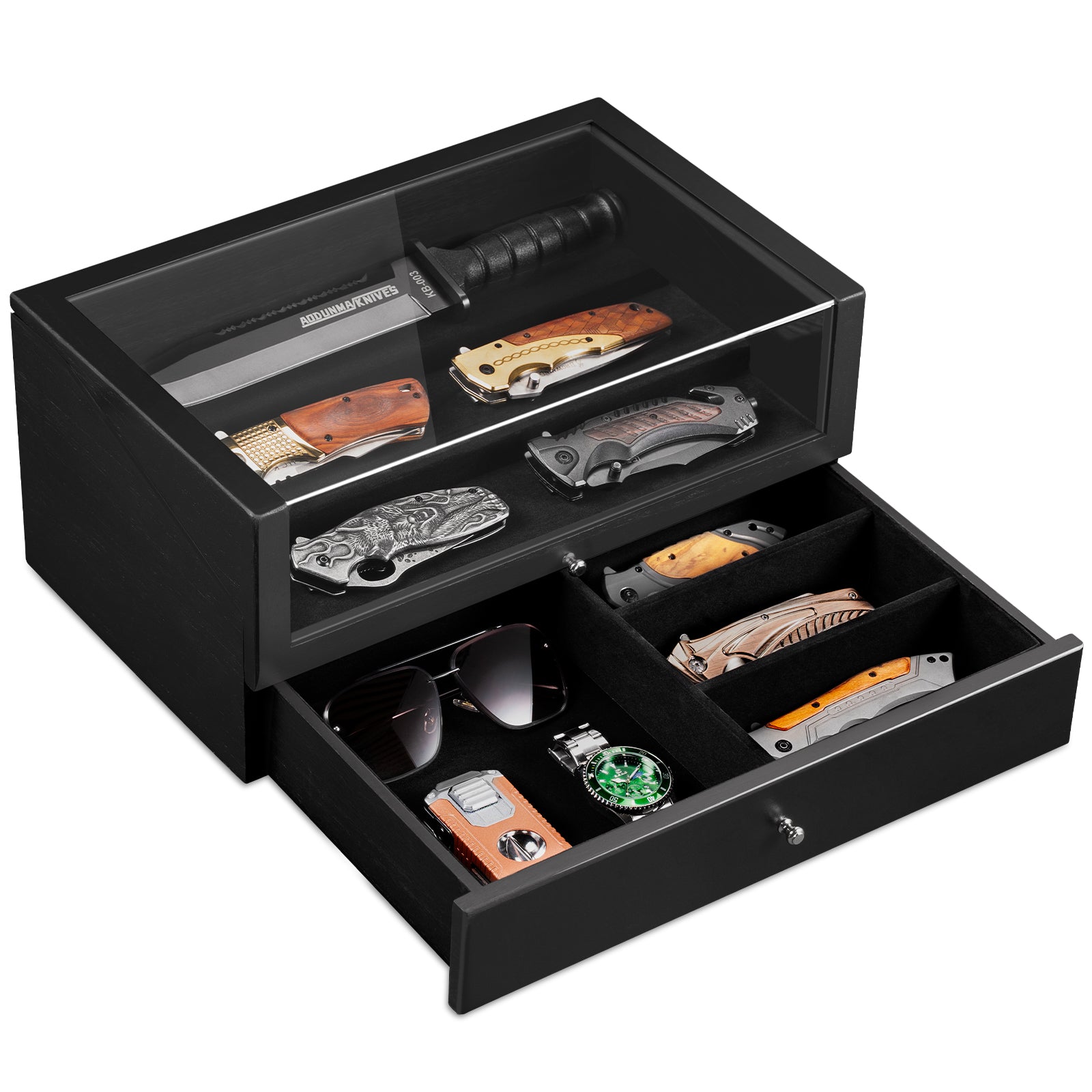 Knife Display Case for Pocket Knife Collections