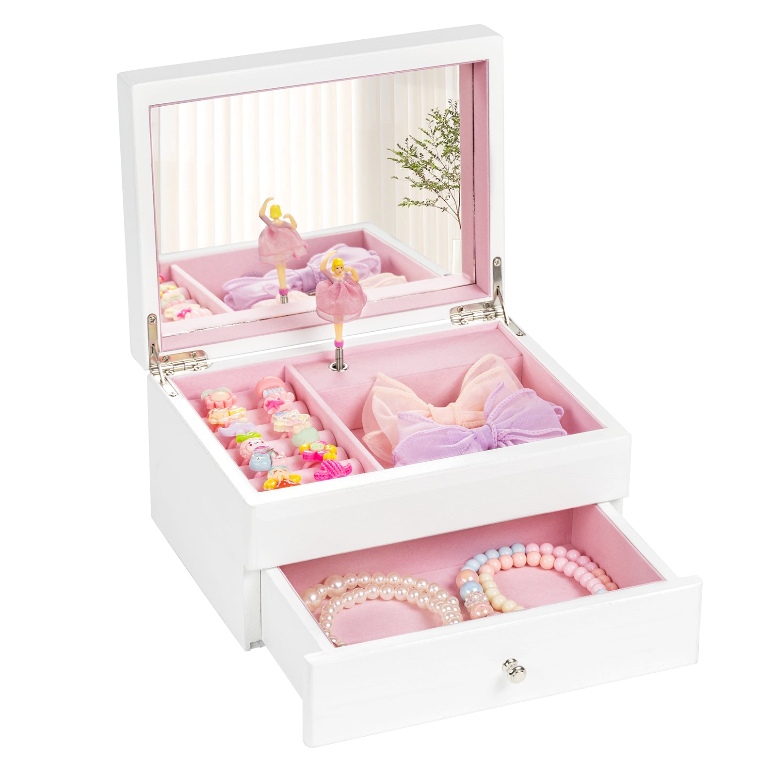 Wooden Kids Music Jewelry Box