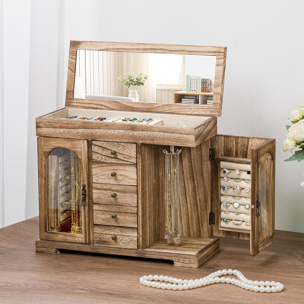 Sfugno Jewelry Box for Women Girls
