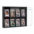 Graded Sports Card Display for Trading Card Collection