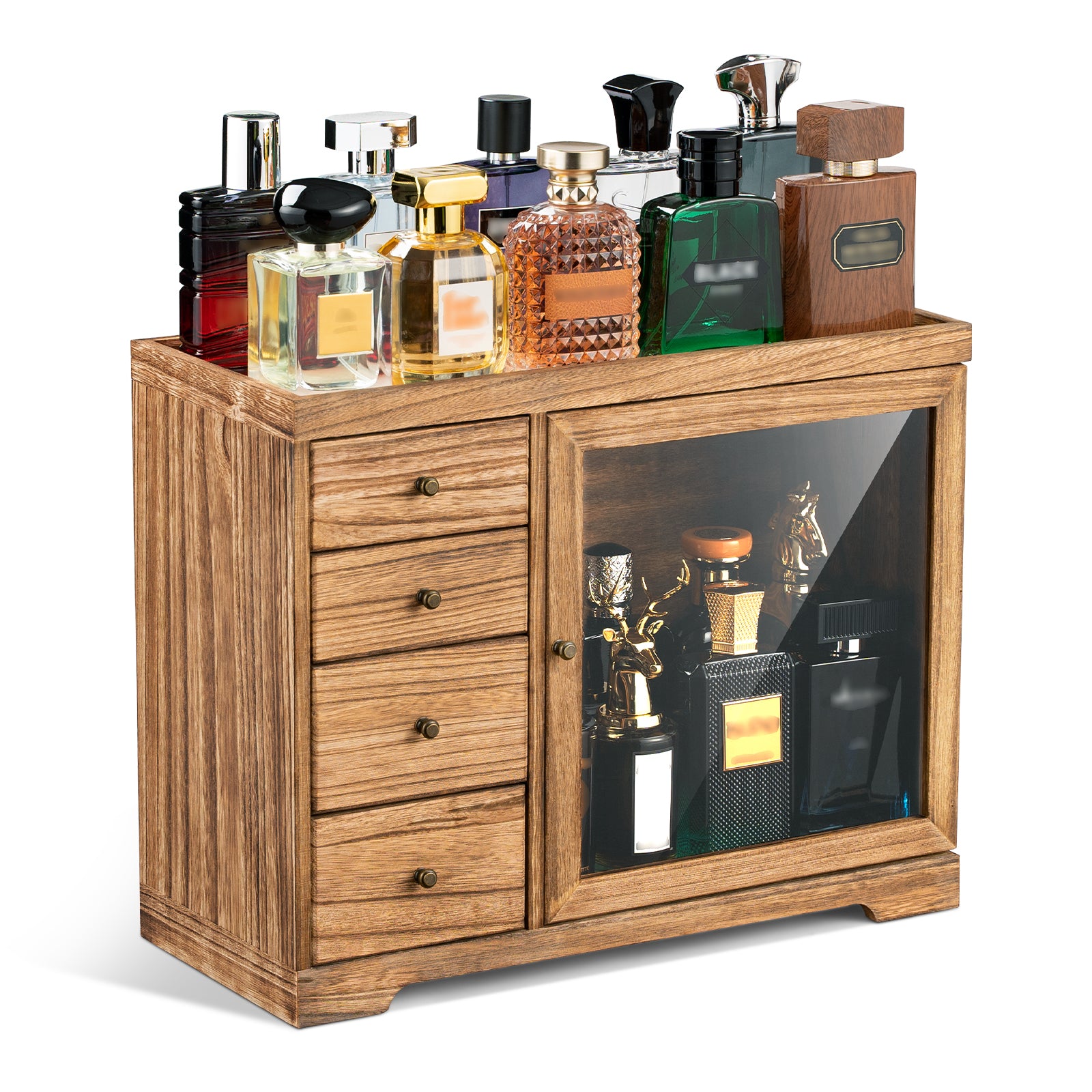 Dinmligt Cologne Organizer for Men, 5 Tier Large Capacity perfume organizer