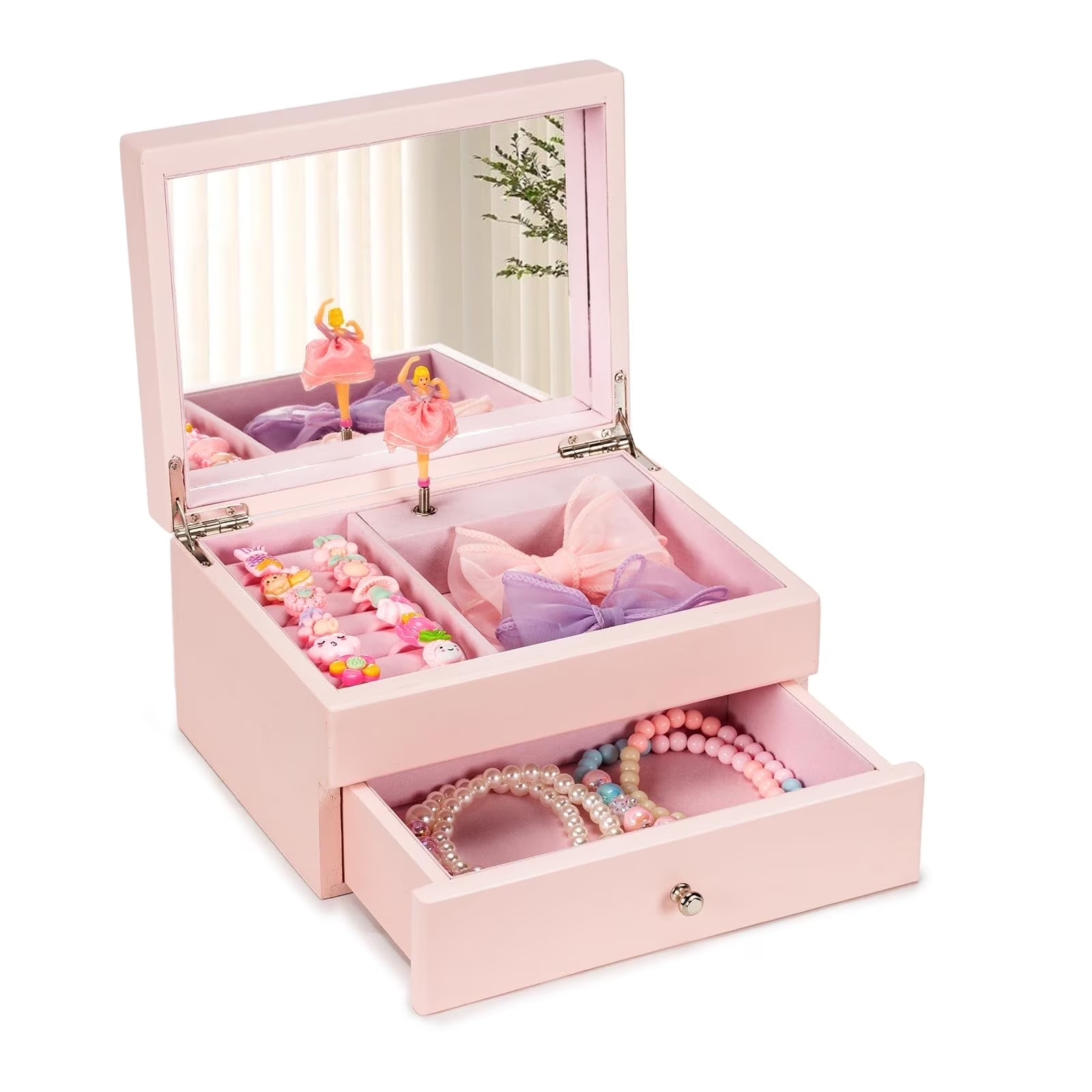 Wooden Kids Music Jewelry Box