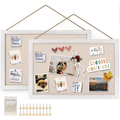 2-Pack Linen Wood Bulletin Boards