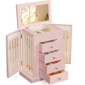 5 Layer Large Leather Jewelry Boxes
