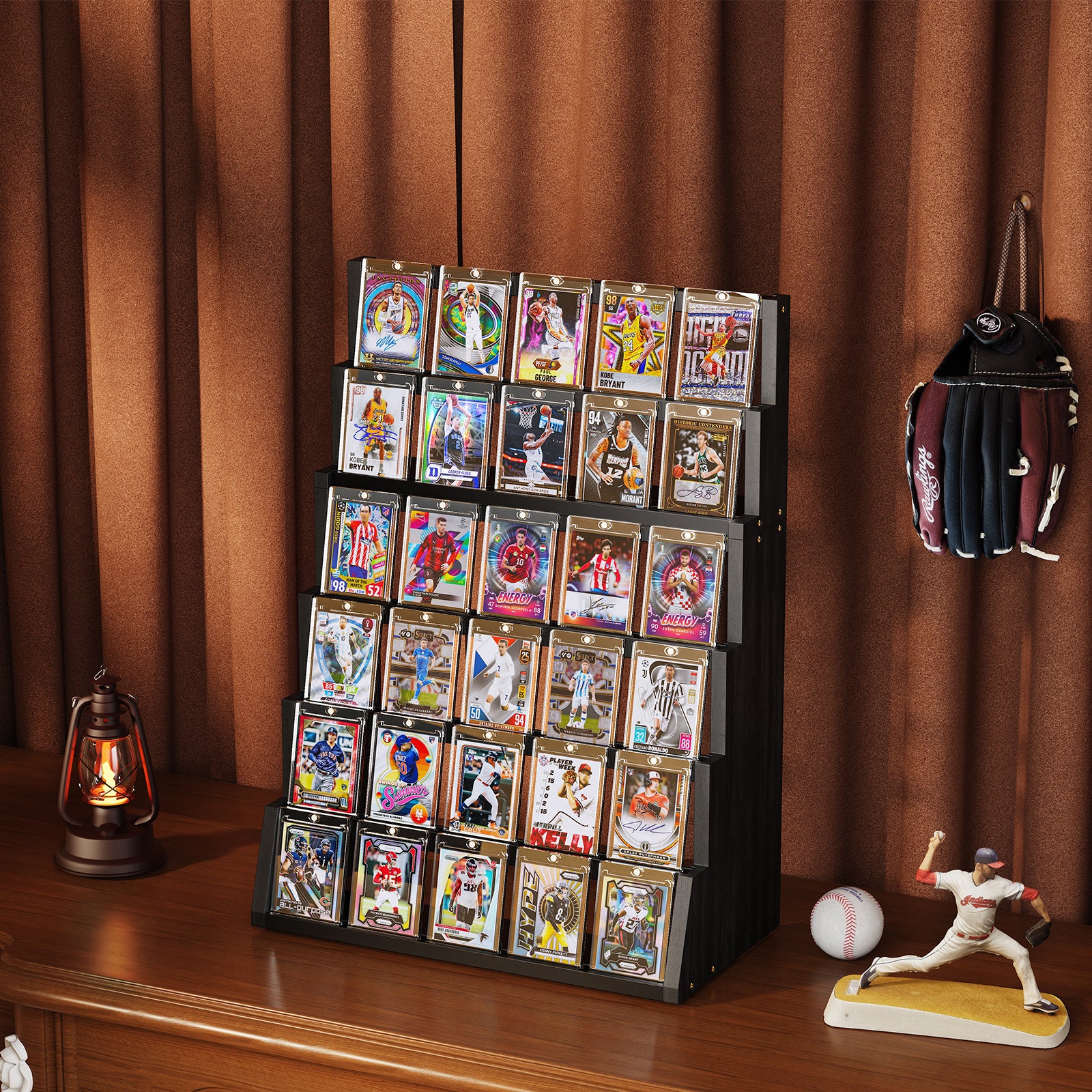 6 Tier Trading Card Display Stand