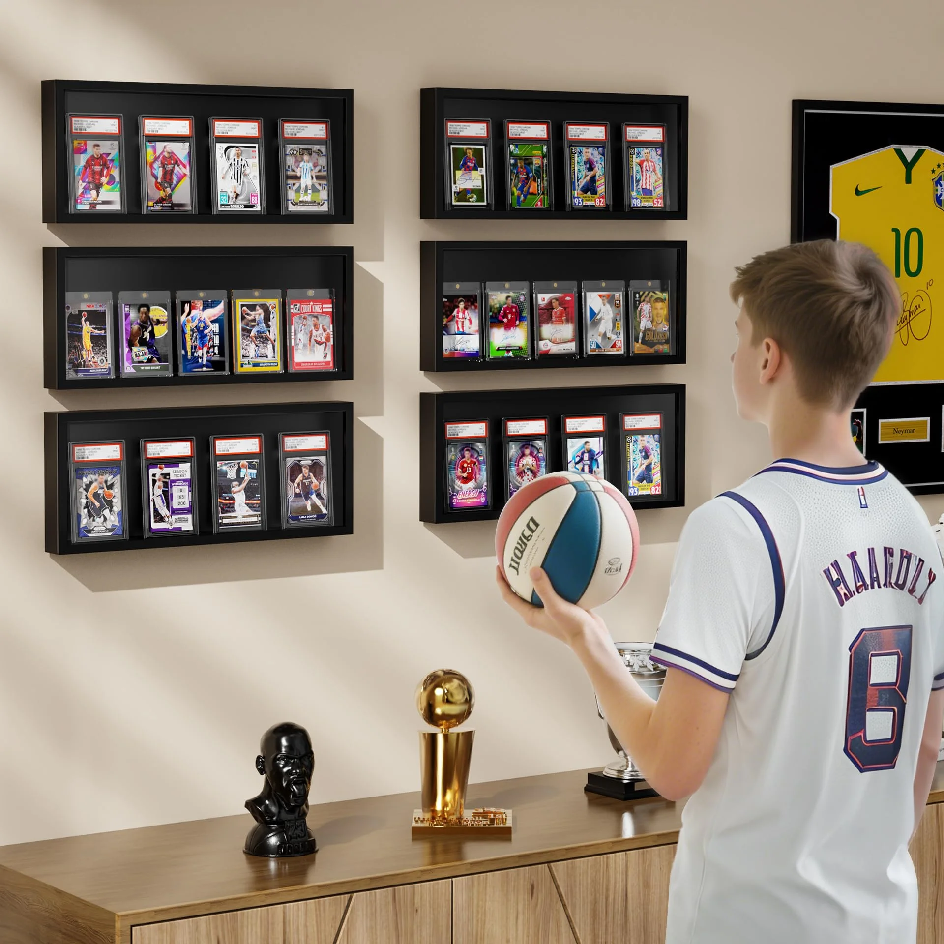 Wall Mount Trading Card Display Case