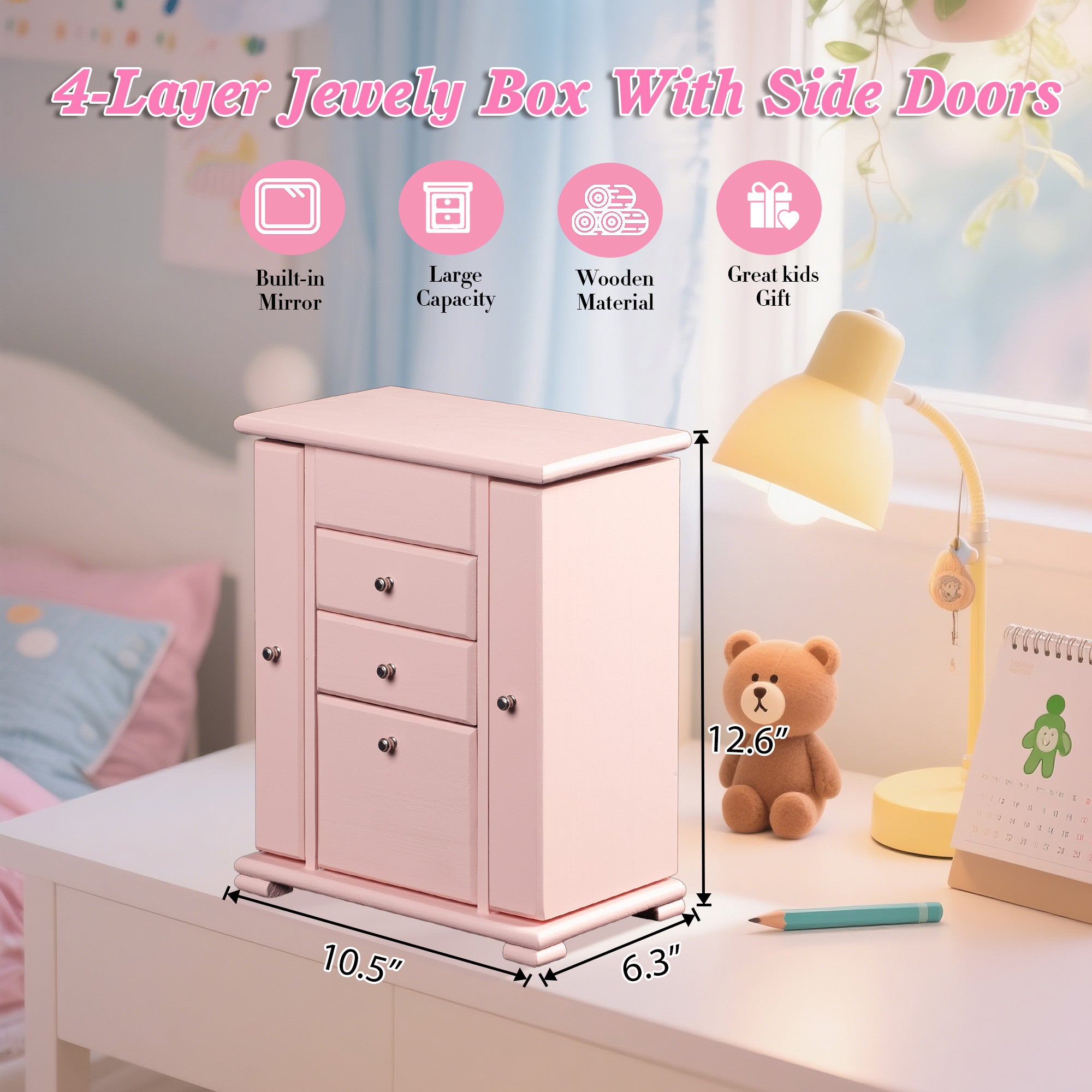 Musical Jewelry Box for Girls