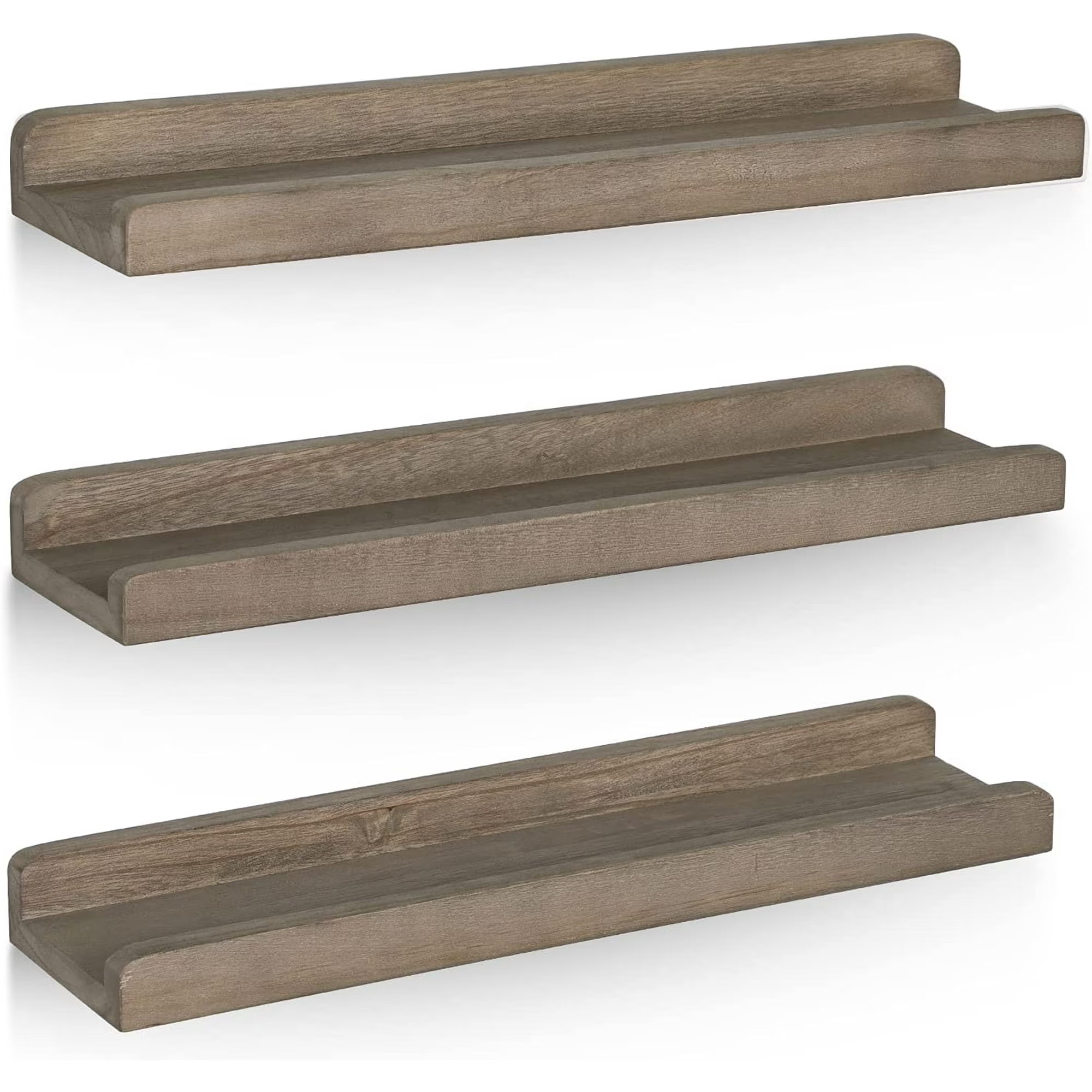 Wall Shelves with Ledge Wood Picture Shelf