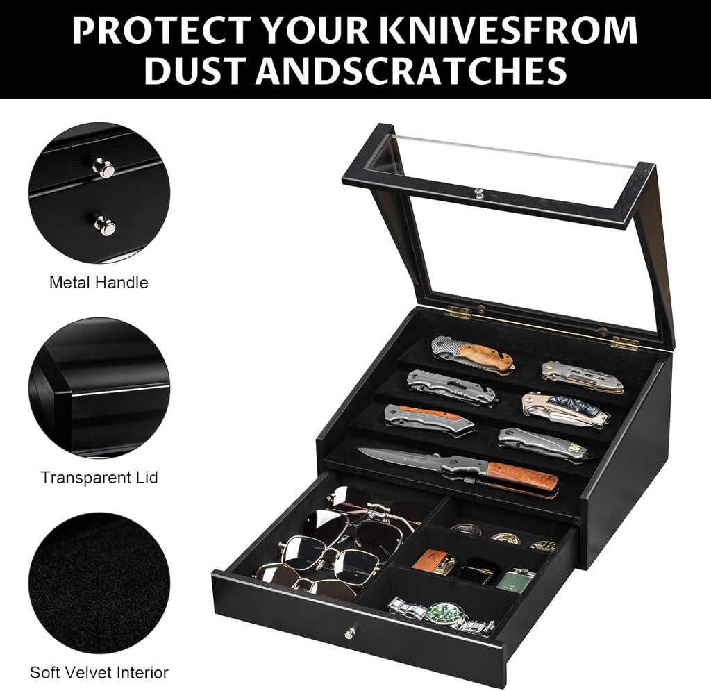 4-Layer Pocket knivesCase Display & Storage Knives