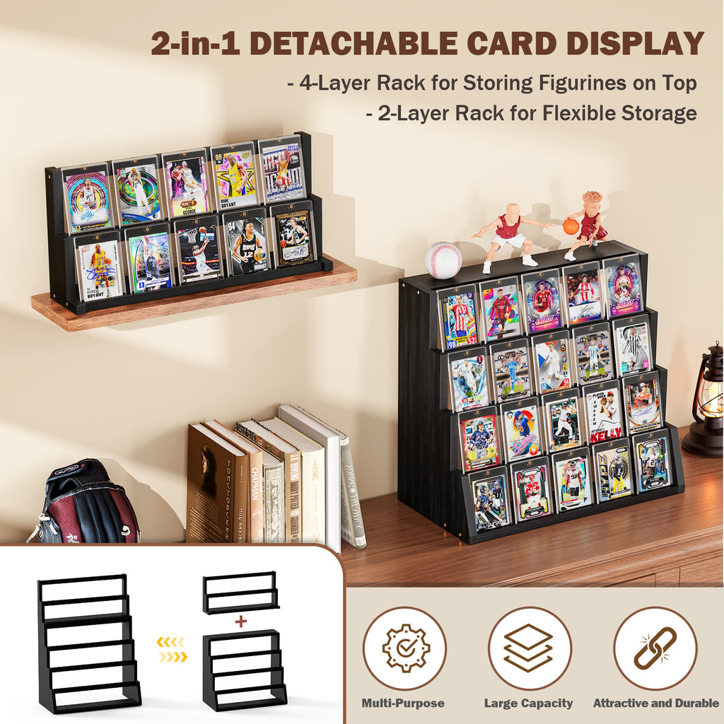 6 Tier Trading Card Display Stand
