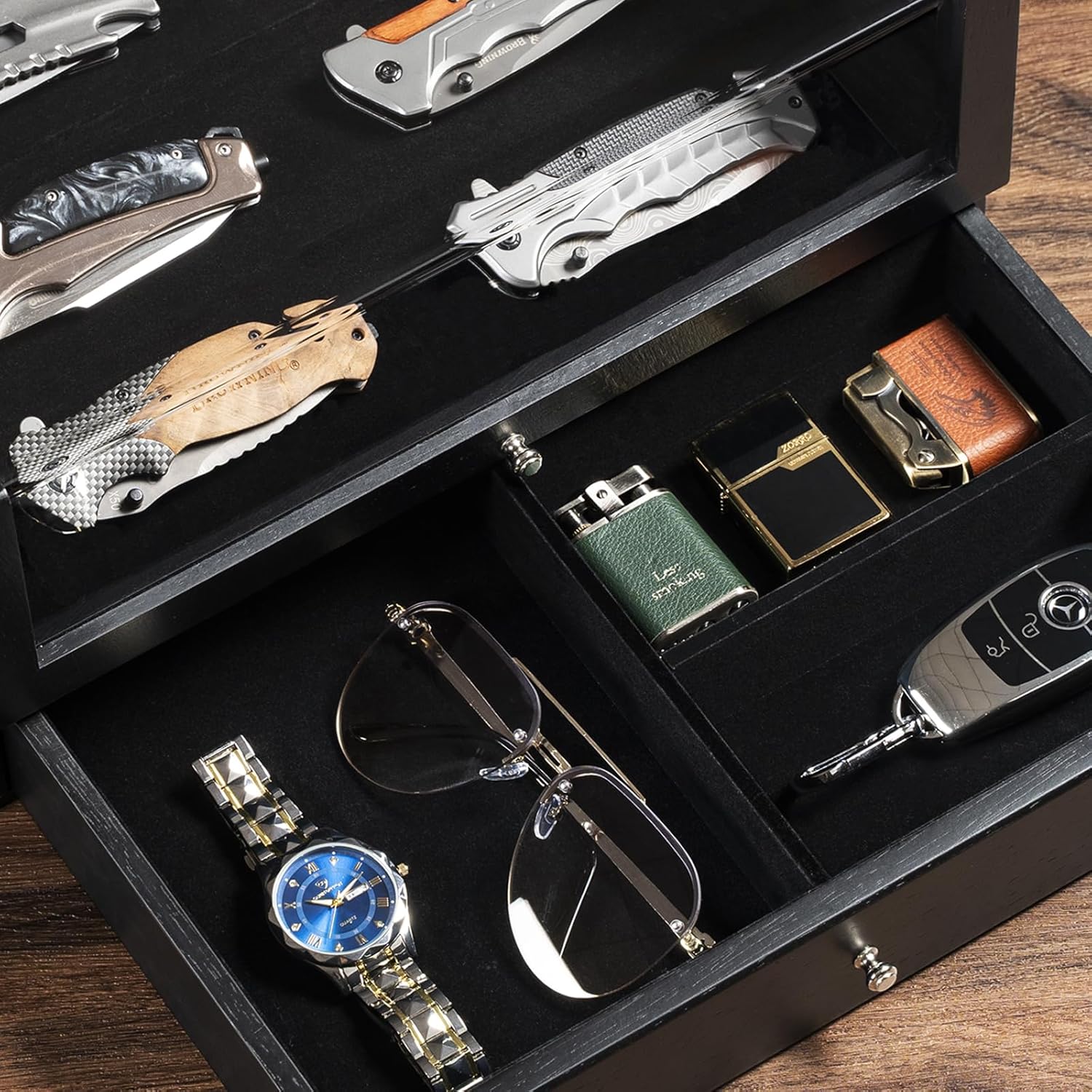 4-Layer Pocket knivesCase Display & Storage Knives