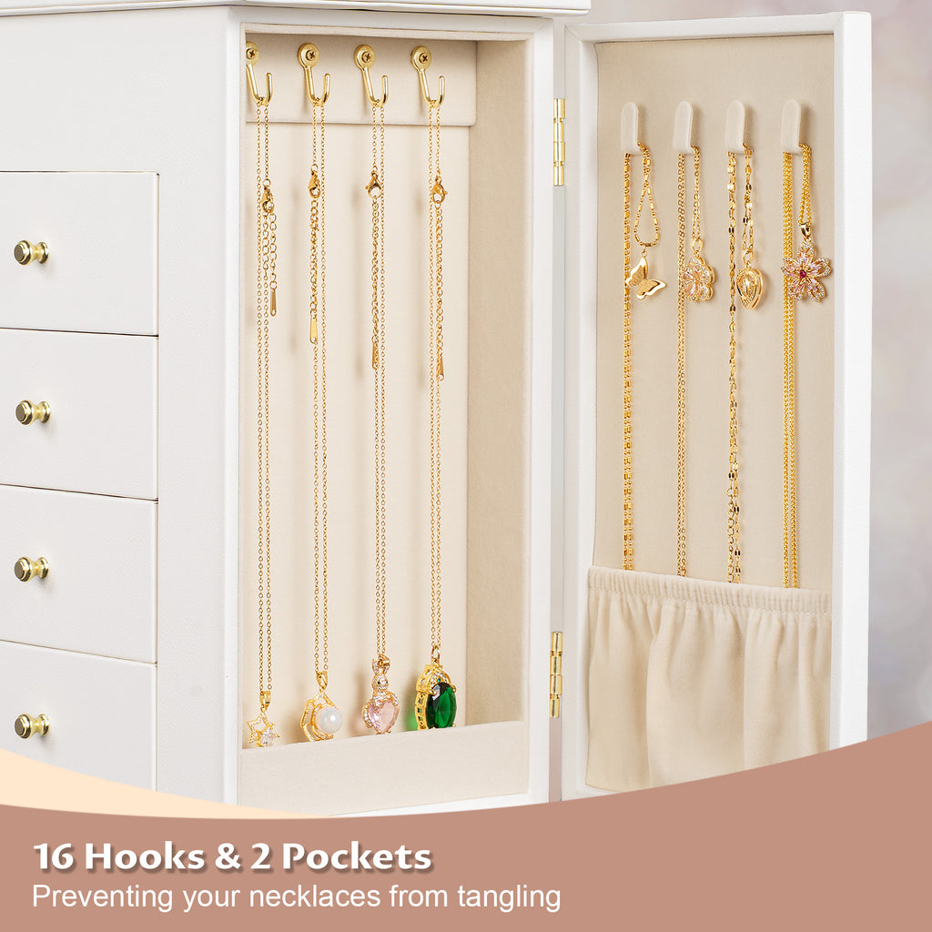 5 Layer Large Leather Jewelry Boxes