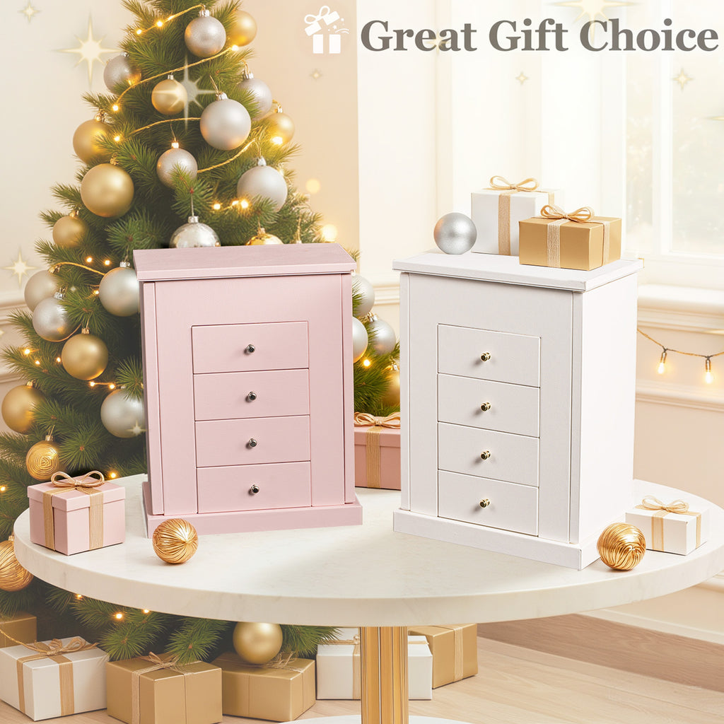 5 Layer Large Leather Jewelry Boxes