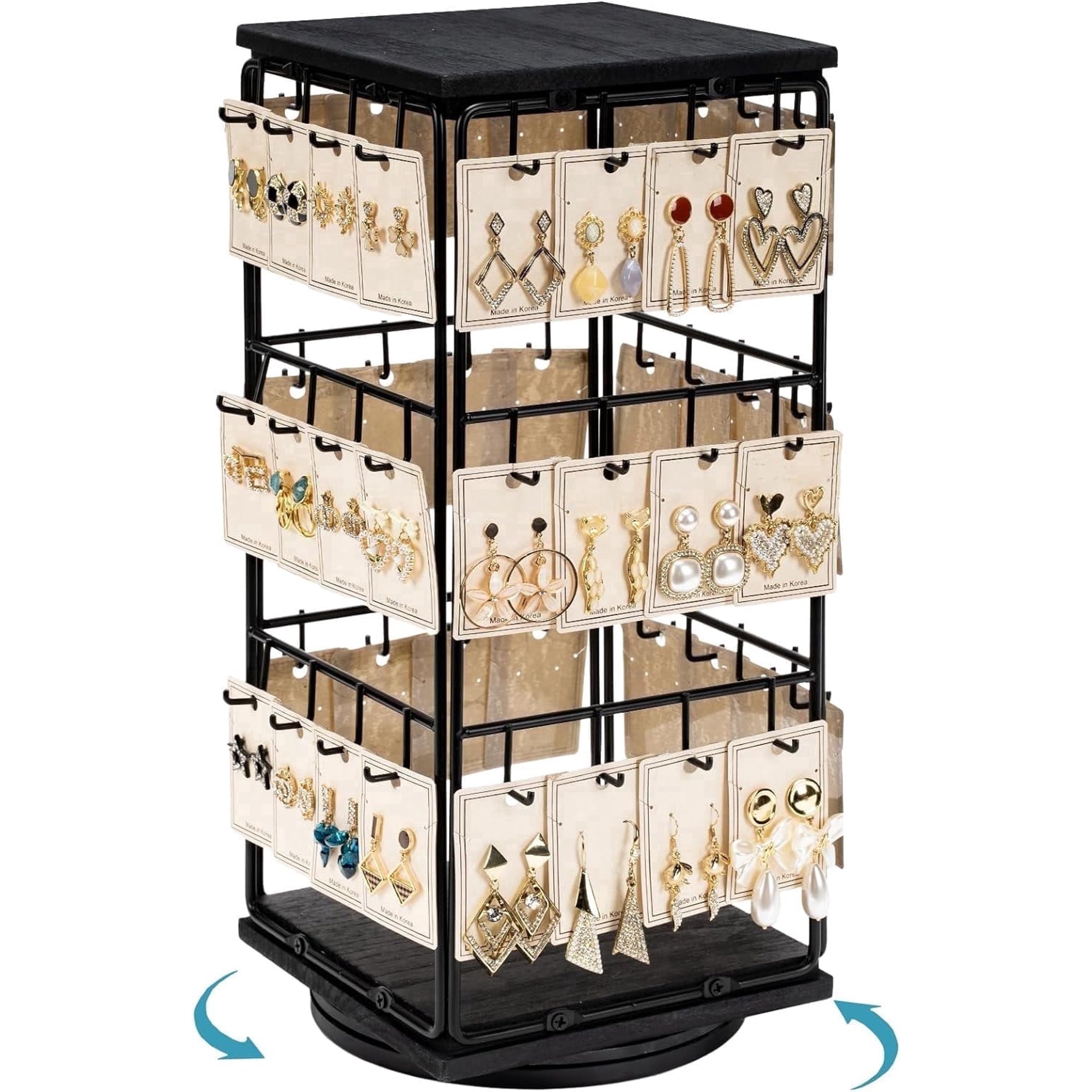 Sfugno 360 Rotating Earring Display Stands for Selling