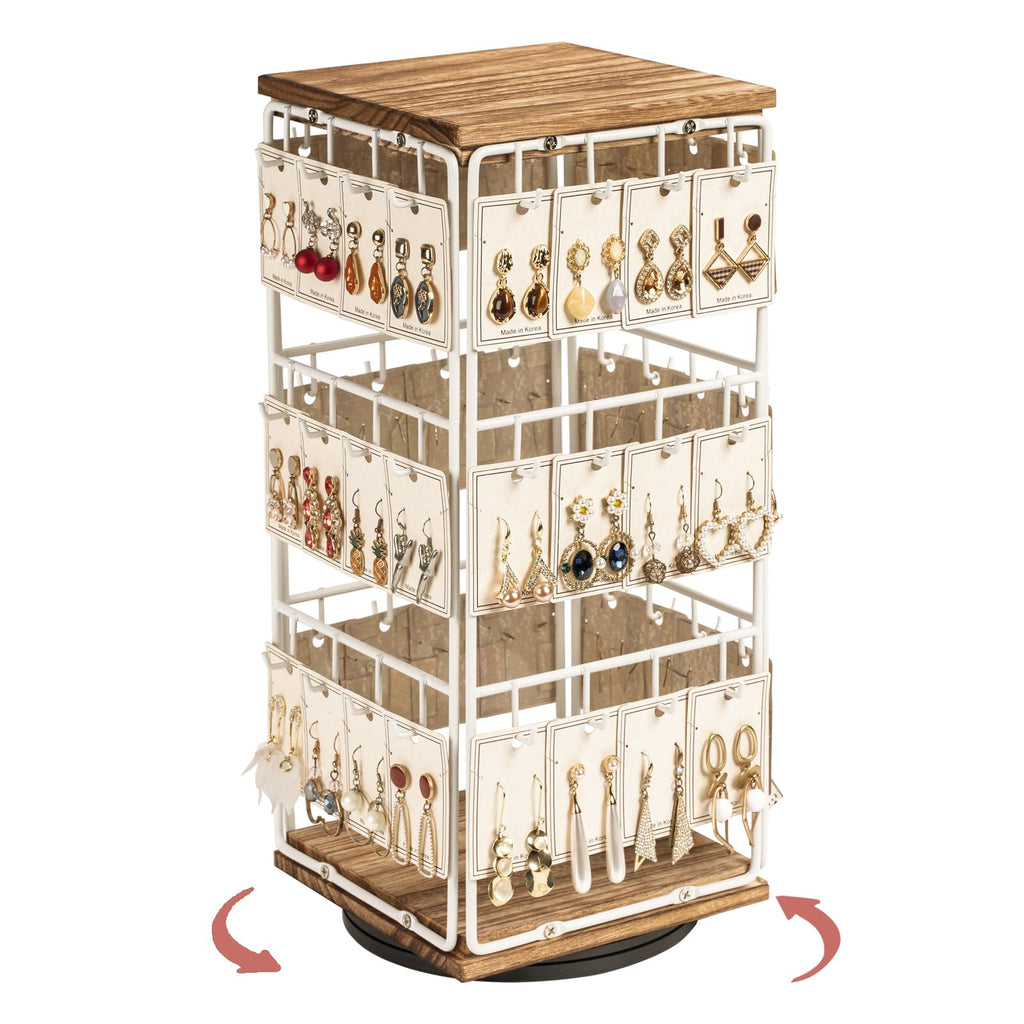 Sfugno 360 Rotating Earring Display Stands for Selling