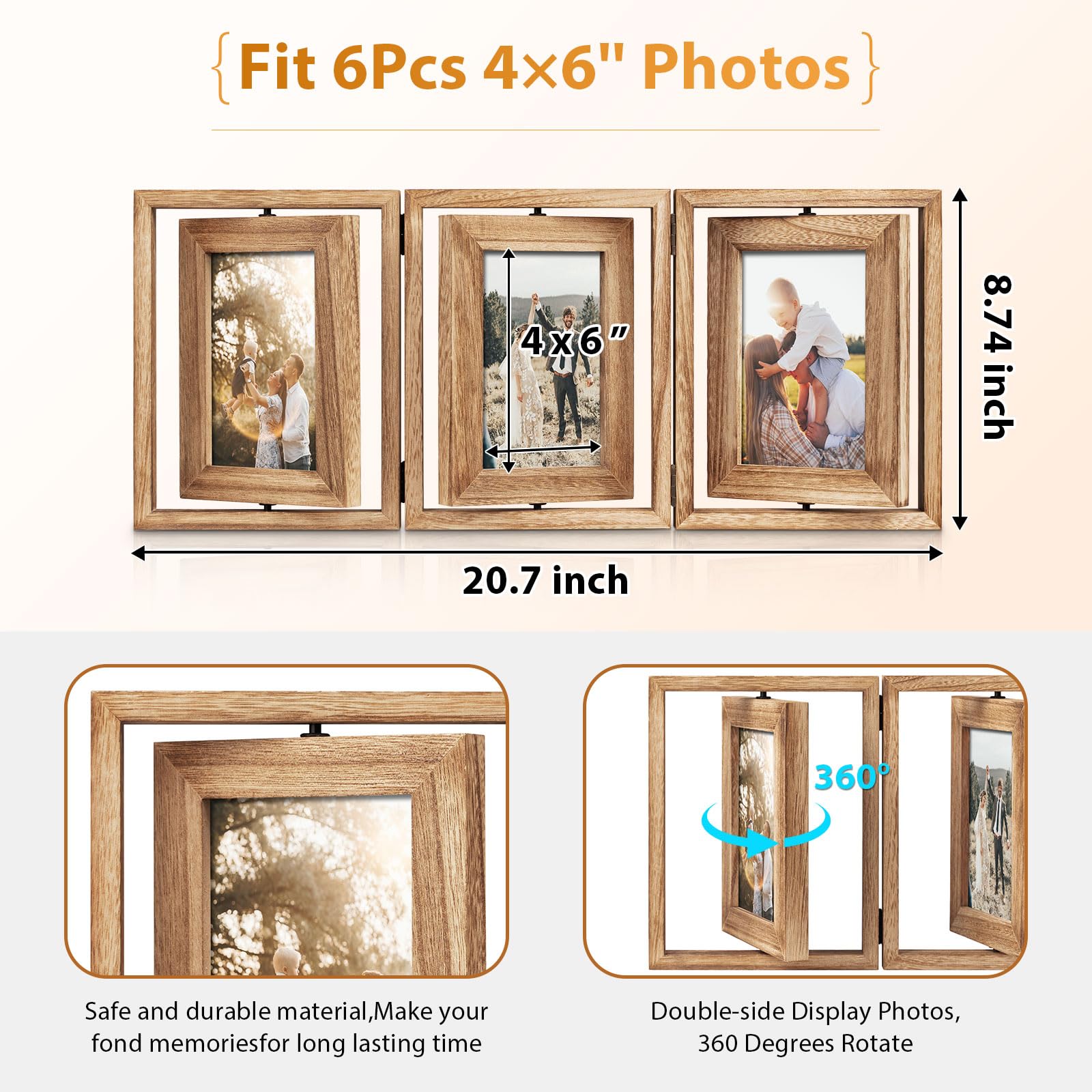 Sfugno 4x6 Tabletop Picture Frame