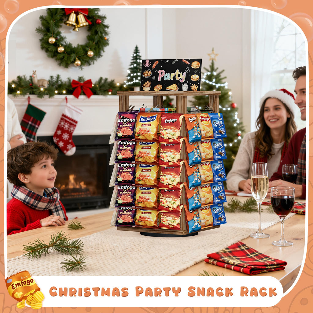 5-Tier Chip Rack Display Stand