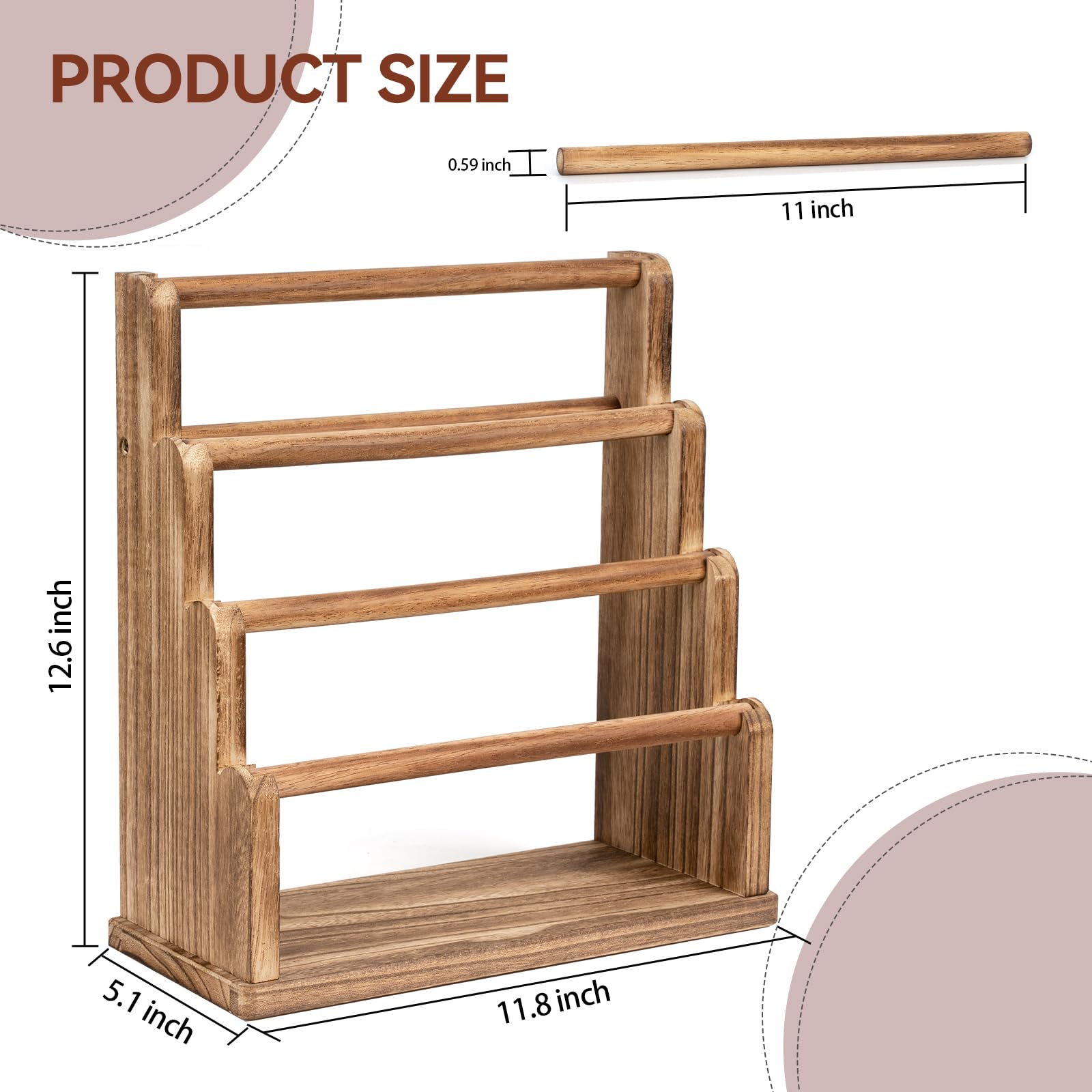 Sfugno 4 Tier Bracelet Holder