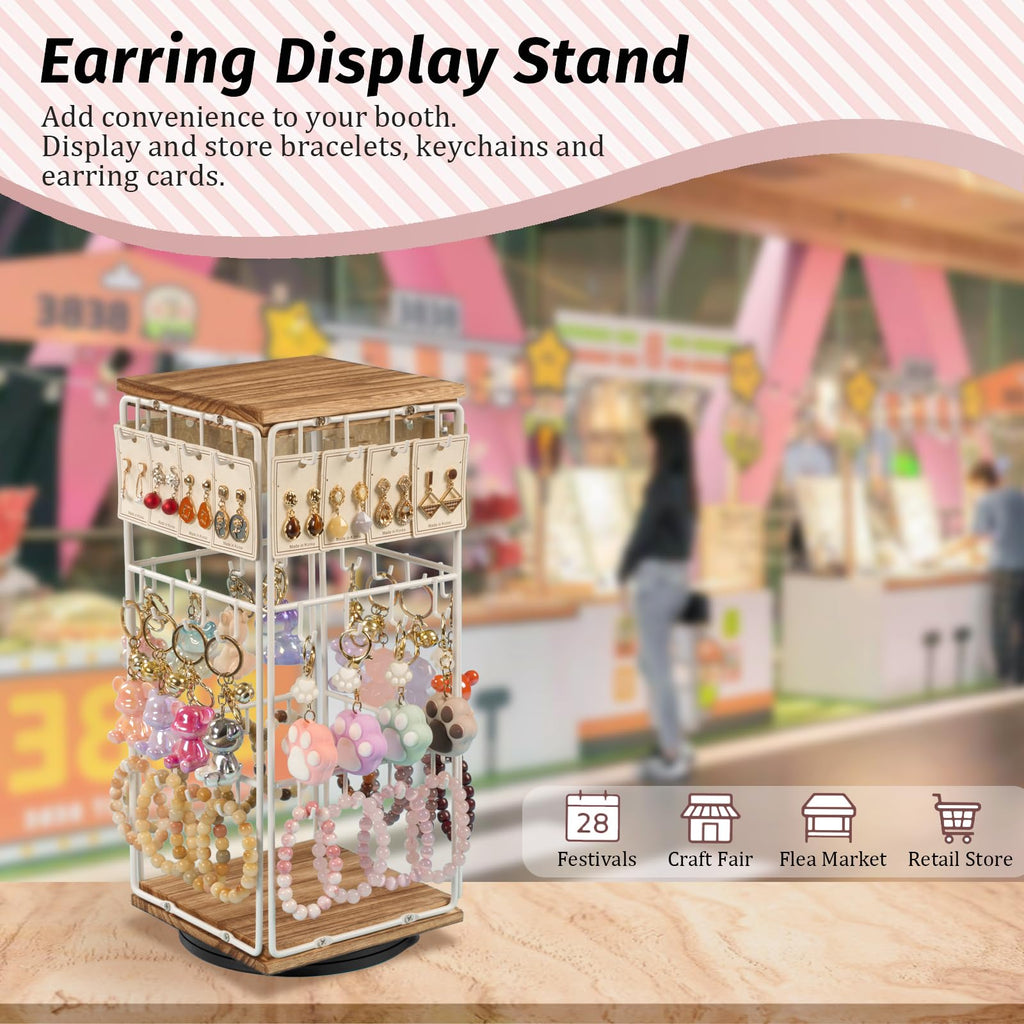 Sfugno 360 Rotating Earring Display Stands for Selling